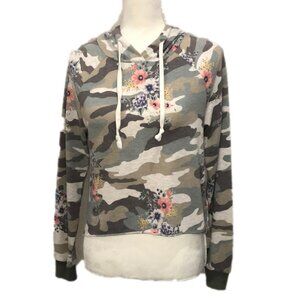 LIVING DOLL (S) Sweatshirt Hoodie Camouflage with flowers
